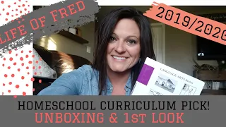 HOMESCHOOL CURRICULUM PICK || Life of Fred|| UNBOXING || look inside