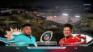 NFL on Peacock Intro/Theme 2024 AFC Wild Card | Dolphins vs Chiefs (01.13.2024)