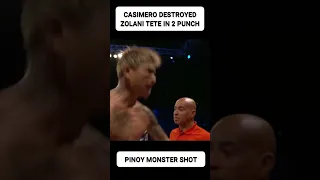 Casimero Destroyed Zolani Tete in 2 Monster Shot #shorts