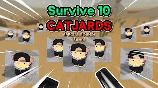 Survive 10 CATJARDS Is INSANE In Evade