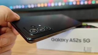 Samsung Galaxy A52s 5G Unboxing (Black Friday 2021 Best Seller First Impressions)