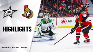 NHL Highlights | Stars @ Senators 2/16/20