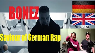 BRITISH/ENGLISH REACTION TO GERMAN RAP - BONEZ MC - ANGEKLAGT (Official Video)