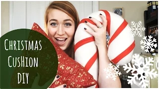 DIY Christmas Pillows: Candy Cane Fun!