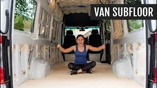 Van Subfloor + Floor Insulation with Havelock Wool | Van Build Series