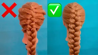 How To: Basic French Braid - Hair Tutorials. Как заплести косу с подхватами. Колосок пошагово