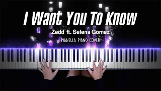 Zedd - I Want You To Know (ft. Selena Gomez) | Piano Cover by Pianella Piano