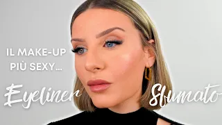 The perfect makeup for a date 💕 Smoked eyeliner and black honey + new products try on