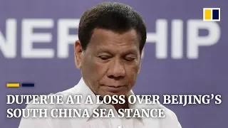 Philippine President Duterte admits being at a loss getting Beijing to honour South China Sea ruling