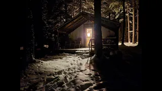 THE TENT. Deer Camp 2022. Part 3. End of the season. It's all about the snow.