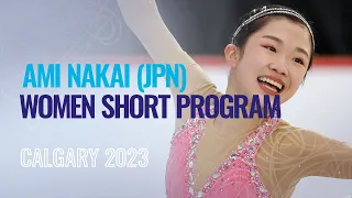 Ami NAKAI (JPN) | Women Short Program | Calgary 2023 | #WorldJFigure