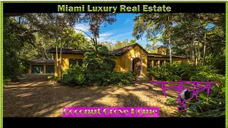 Miami Luxury Real Estate, Coconut Grove Home