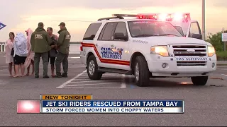Jet ski riders rescued from Tampa Bay