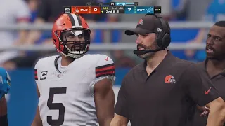 Madden NFL 24 | Cleveland Browns vs Detroit Lions - Gameplay PS5
