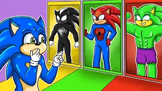 Sonic's Choice - Which Super Hero Sonic Will Become? - Sonic The Hedgehog 3 Animatiom