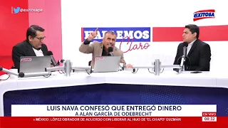 Dirigente aprista Renzo Ibáñez protagoniza tensa entrevista por confesión de Luis Nava