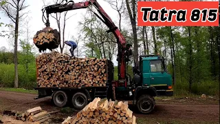 Tatra 815 Nakladanie a odvoz palivového dreva @AmlesOrvexLT100