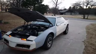 Great KITT KNIGHT RIDER Donor 1984 firebird S/E with trans am front end for sale