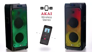 Φορητό Ηχείο Bluetooth Akai με Λειτουργία Karaoke Party Speaker 260