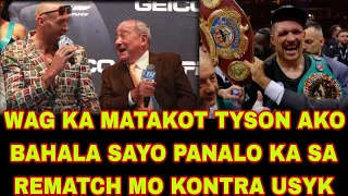 Bob Arum: KABADO Si Tyson Fury Sa REMATCH vs Oleksandr Usyk TAKOT MATALO Ulit!!! Usyk SOBRANG SIKAT!