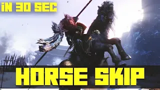 Easy Sekiro Horse Skip Guide : Gyoubu Oniwa Boss (No Fight)