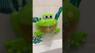 Игрушка для ванной , лягушка пена (купание)
