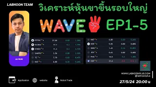 วิเคราะห์หุ้นขาขึ้นรอบใหญ่ Wave3  EP 1-5