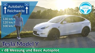 Tesla Model Y | Autobahnverbrauch und Reichweite + Assistenzsysteme Test