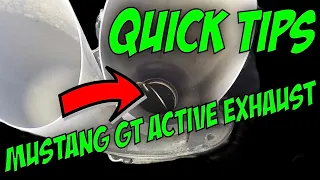 Quick Tips | Mustang GT Active Exhaust Modes