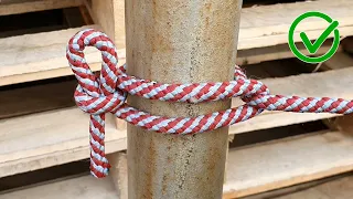 Mysterious Rope Knots You Didn't Know About! Fasten the knot! A reliable rope!