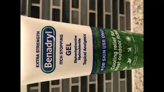 Amazing Relief! Benadryl Itch Stopping Gel