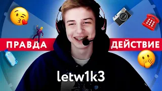 letw1k3 plays Truth or dare