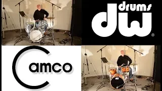 Steve Maxwell Vintage Drums - CAMCO VS. DW SANTA MONICA!! Check Out This Comparison!!