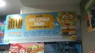 Bob Esponja Gold Burguer King | Gana un viaje a Nickelodeon Hotels & Resorts | Febrero/Marzo 2018