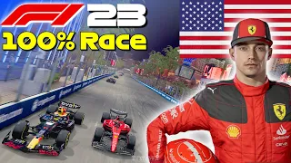 F1 23 - Let's Make Leclerc World Champion #22: 100% Race Las Vegas