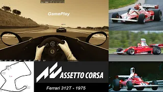 Pc Gameplay with Niki Lauda's Ferrari 312T from 1975, Racing simulator - Assetto Corsa - Laguna Seca