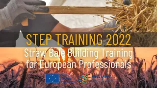 The new STEP Straw Bale Building Training 2022-2023