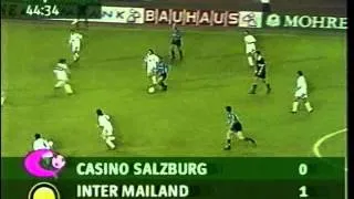 Finale di andata UEFA Cup 1993/1994 - Salzburg vs. Inter (0:1)