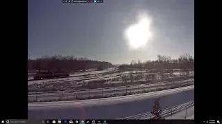 ATSF SD40-2 leads light engine move through St. Paul, MN!