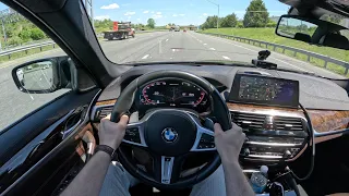 2020 BMW M550i xDrive - POV Test Drive | 0-60