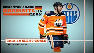 Leon Draisaitl (#29) ● ALL 50 Goals 2018-19 Season (HD)