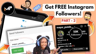 How to Get FREE Instagram Followers 🔥2024 Free Instagram Followers iOS & Android [EASY✅]