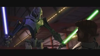 Star Wars: The Clone Wars - Obi-Wan vs. Grievous [1080p]