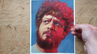 How to oil paint a photo realistic portrait?