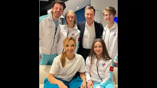 Татьяна Навка поздравила Олимпийцев!
