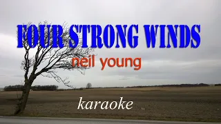 Four Strong Winds/KARAOKE//Neil Young