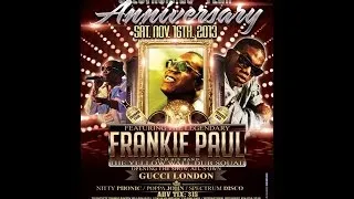 GUCCI LONDON OPENING ACT FOR THE LEGENDARYFRANKIE DANCEHALL PAUL SPECTRUM ANNIVERSARY  NOV 16th 2013