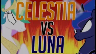 Celestia vs Luna [Epic Rap Battles Of Equestria] (Sub Español)