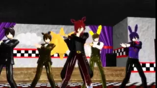 (MMD x FNAF) gentleman- Five night at freddy's