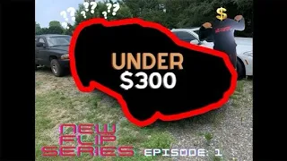 New Car Flip Series Episode: 1  Purchasing a car for under $300